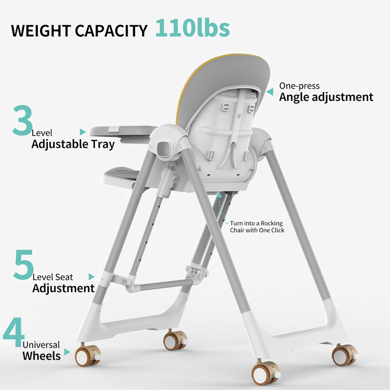 Feeding Chair with Removable Plate