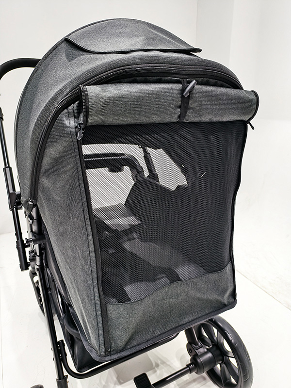 rear canopy with mesh zip