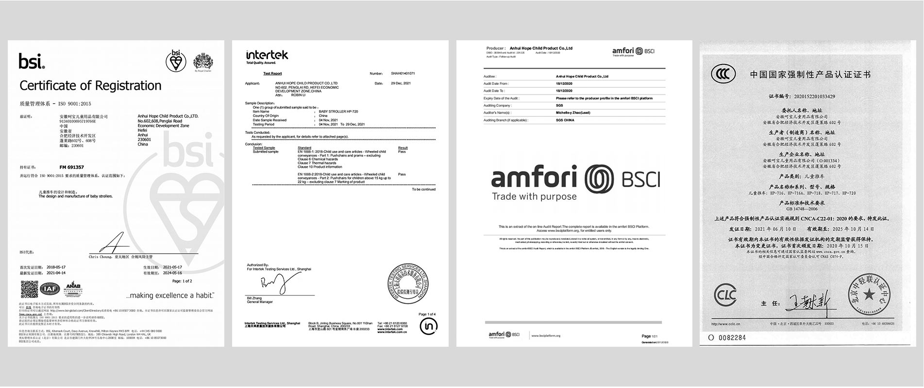 Certificate display